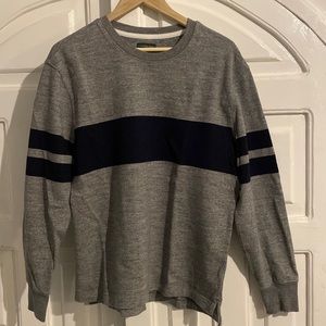 JCrew Crew Neck Striped Sweatshirt, Medium